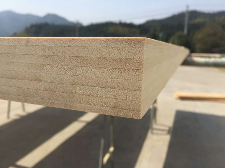 Vertical Bamboo For Work Top And Table Top