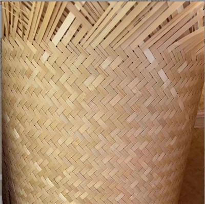 Panel bambu tenunan dan lembaran anyaman anyaman untuk dekorasi langit -langit
